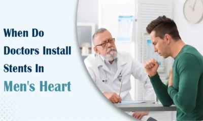 install stents in men's heart