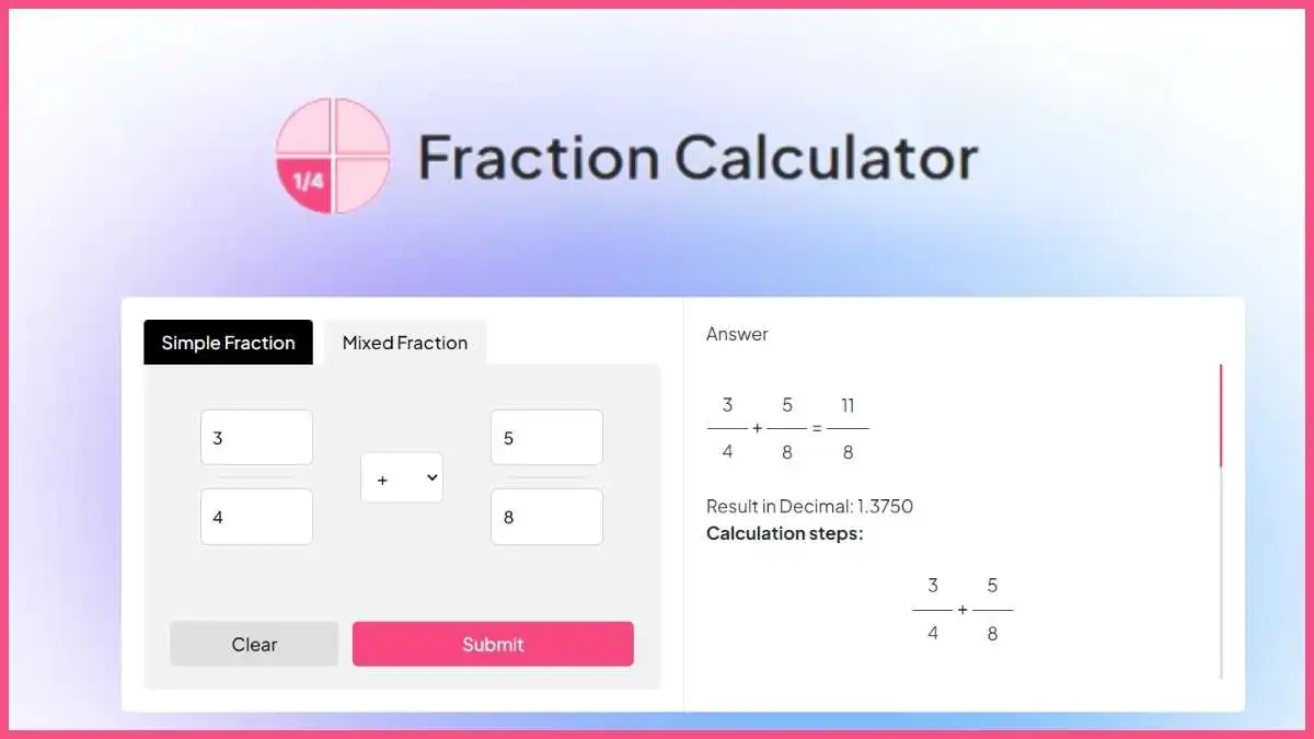 Fraction Calculator